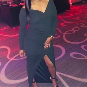 First green formal dress